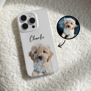 Hand Drawn Custom Pet Phone Case