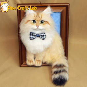 Custom Wool Felt Pet – Half 3D Frame