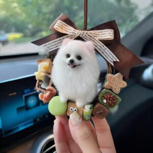 Wool Felt DIY Handmade Lifelike Custom Pet Car Ornament
