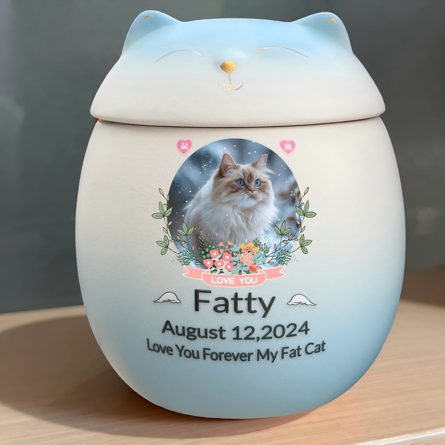 Custom Ceramic Pet Urn For Ashes