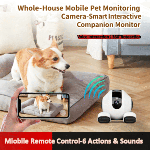 Whole-House Mobile Pet Monitoring Camera - Smart Interactive Companion with Remote Mobile Control